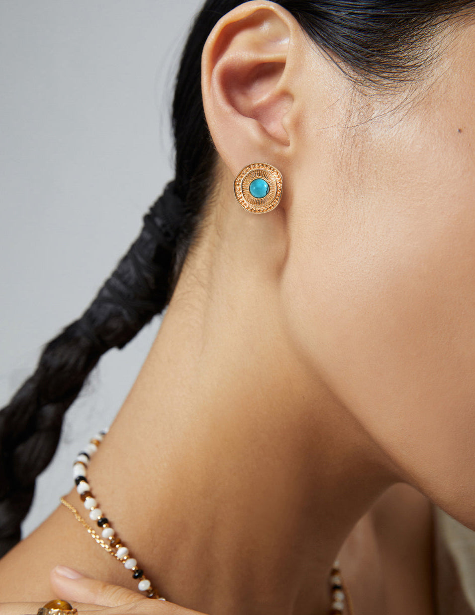 Solar Medallion Studs