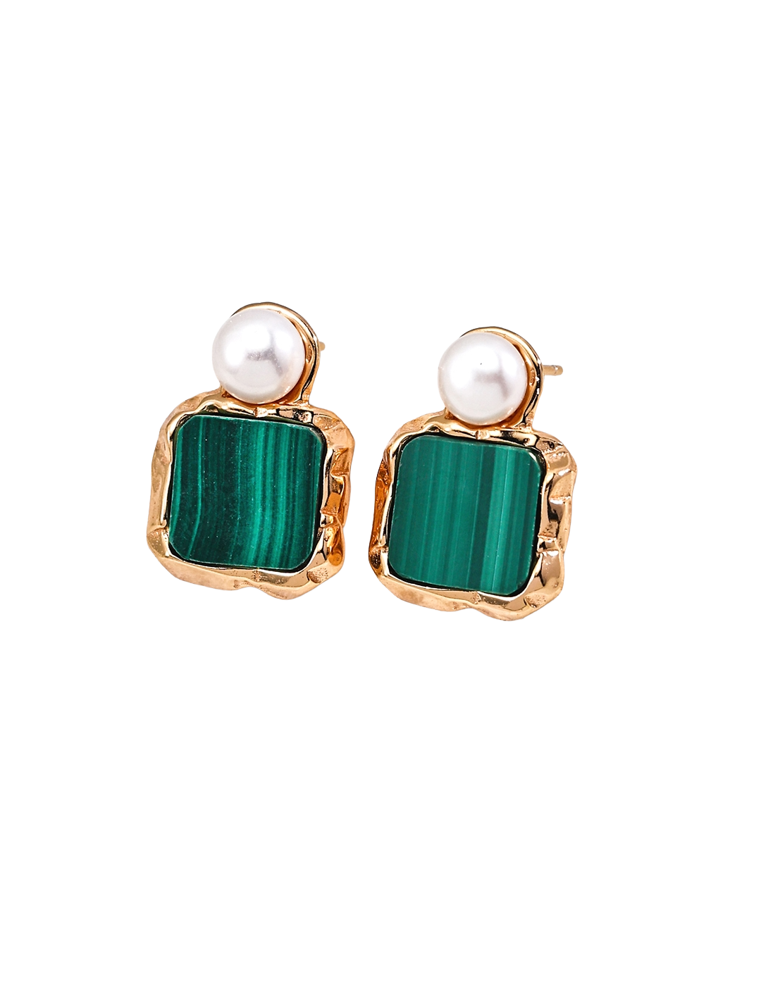 Malachite Dream Studs